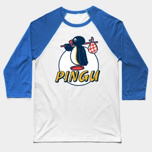 Adventurous Penguins Baseball T-Shirt